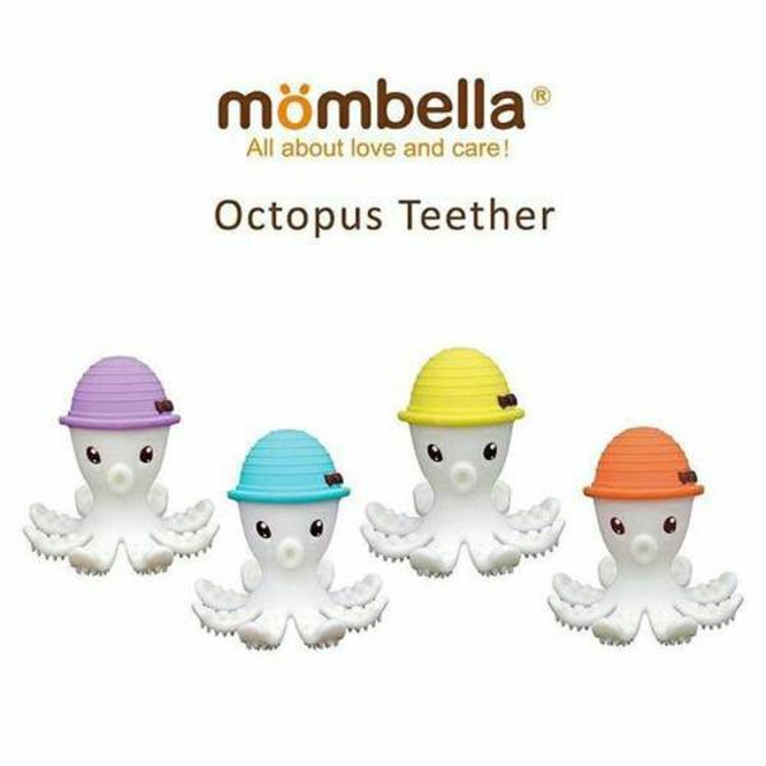 INEL GINGIVAL DIN SILICON, MOMBELLA - OCTOPUS ORANGE fotografia produsului View 4 L