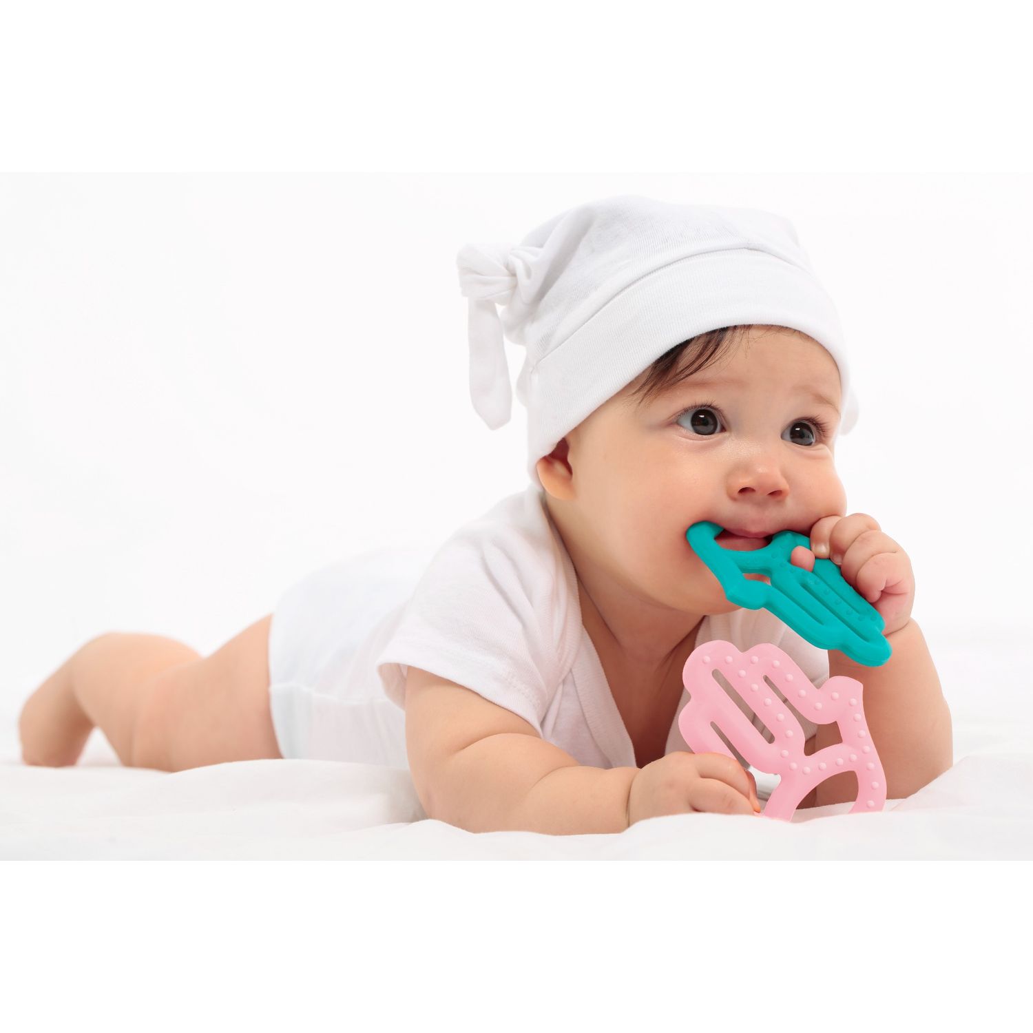 Inel Gingival Minikoioi, 100% Premium Silicone  &ndash; Aqua Green fotografia produsului View 2 L