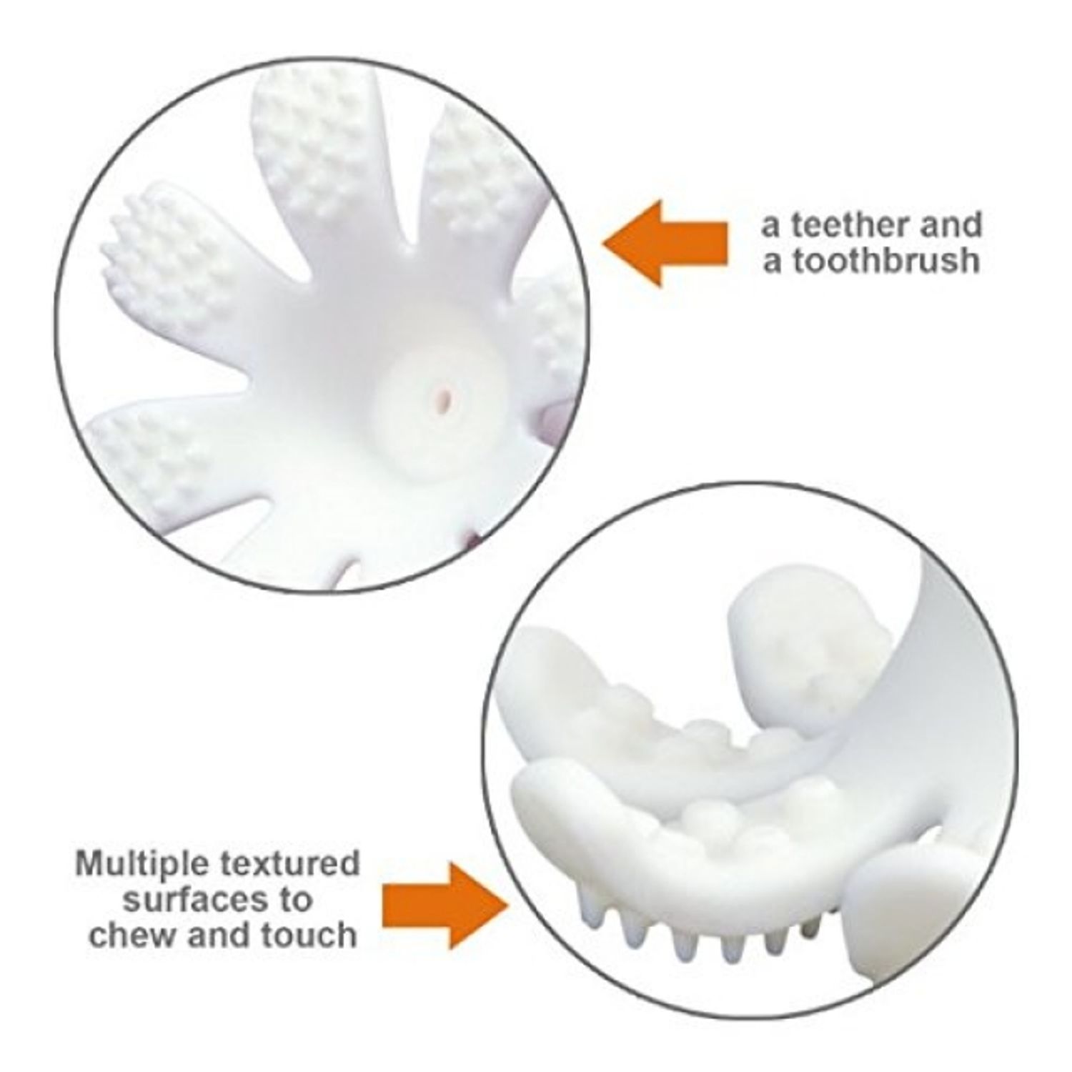 INEL GINGIVAL DIN SILICON, MOMBELLA - OCTOPUS GREY fotografia produsului View 3 L