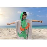 Prosop de baie cu gluga, Poncho, Zoocchini, 64x58cm, 2-6 ani, Dinozaur fotografia produsului View 2 S