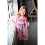 Prosop de baie cu gluga, Poncho, Zoocchini, 64x58cm, 2-6 ani, Sirena fotografia produsului View 2 S