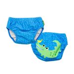 Set 2 chilotei de baie impermeabili, Zoocchini, protectie UPF50+, marime L, 24-36 Luni â€“ Alligator fotografia produsului View 2 S