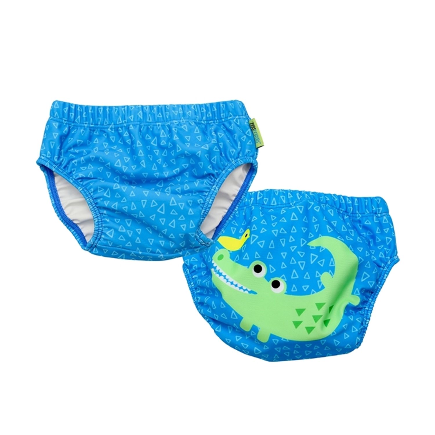 Set 2 chilotei de baie impermeabili, Zoocchini, protectie UPF50+, marime L, 24-36 Luni â€“ Alligator fotografia produsului View 2 L
