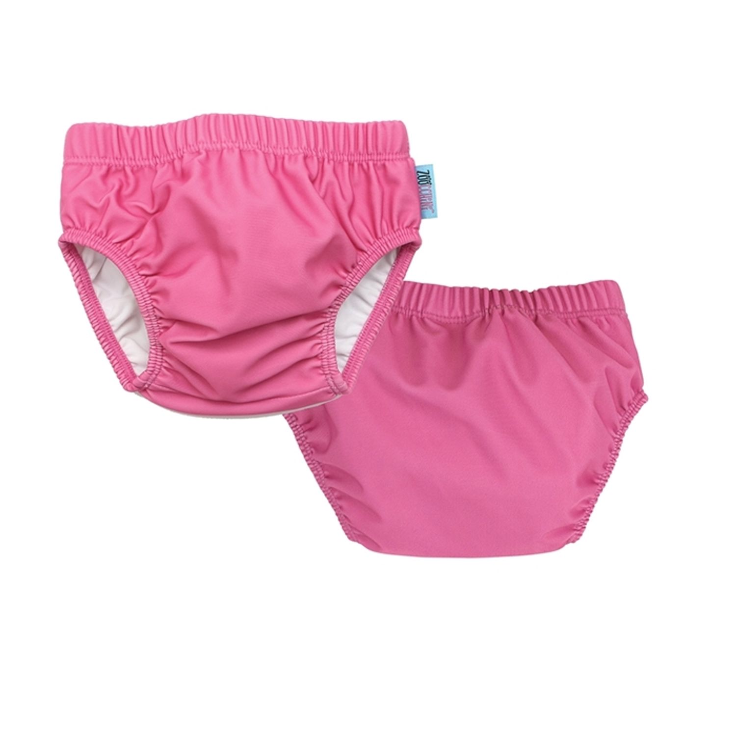 Set 2 chilotei de baie impermeabili, Zoocchini, protectie UPF50+, marime M, 12-24 Luni â€“ Pink Shark fotografia produsului View 2 L
