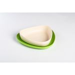 Set 2 farfurii, eKoala, BIOplastic, White/Green fotografia produsului View 3 S