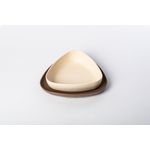 Set 2 farfurii, eKoala, BIOplastic, White/Brown fotografia produsului View 2 S