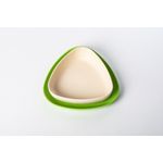 Set 2 farfurii, eKoala, BIOplastic, White/Green fotografia produsului View 5 S