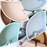 Farfurie Puzzle Minikoioi, 100% Premium Silicone  &ndash; Mineral Blue/Aqua Green fotografia produsului View 3 S