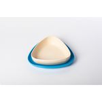 Set 2 farfurii, eKoala, BIOplastic, White/Blue fotografia produsului