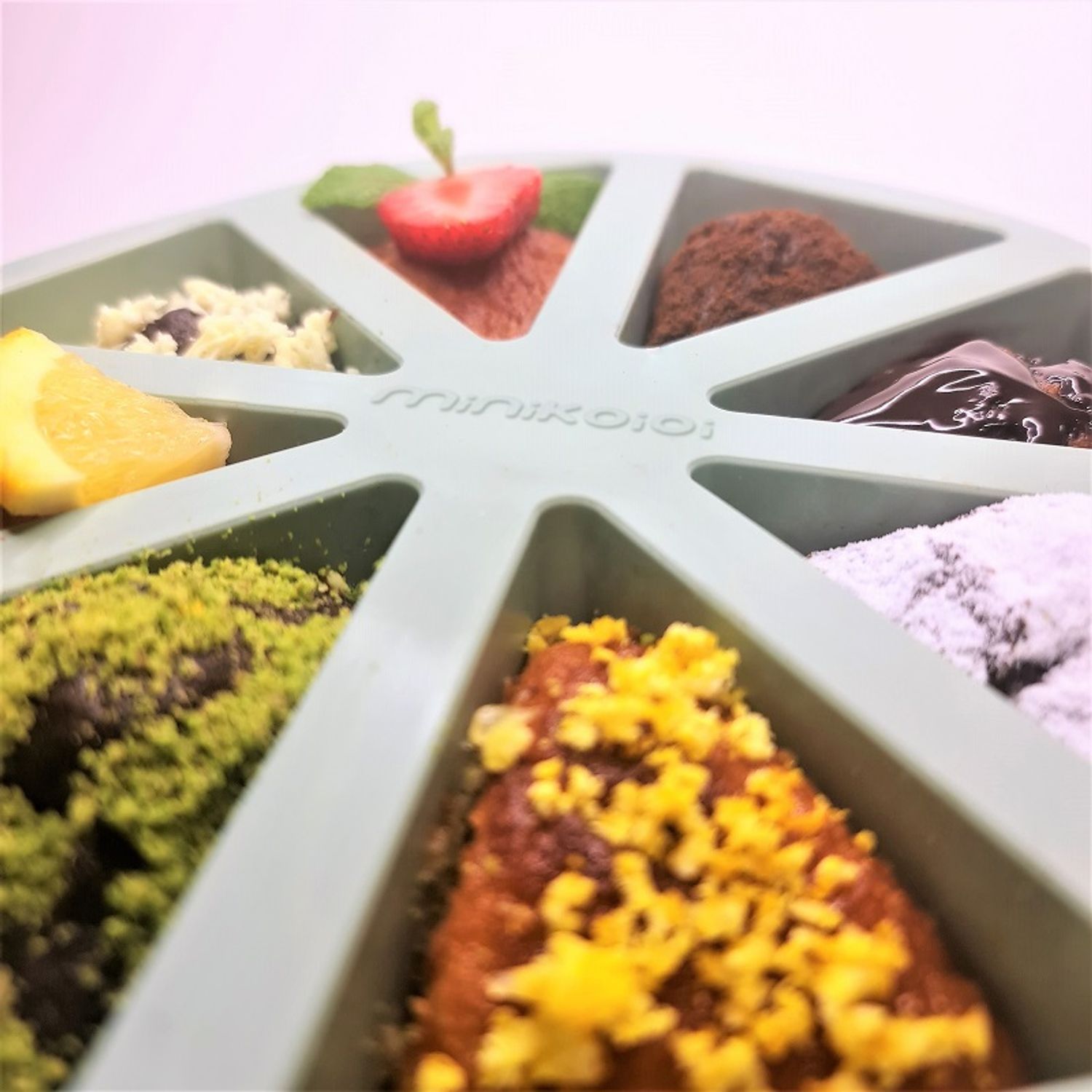 Recipient de gatit Minikoioi, 100% Premium Silicon – River Green fotografia produsului View 3 L