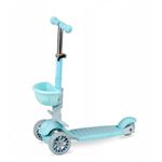 Trotineta 3 in 1, QKIDS, ILI Blue, cu 3 roti, Maner pentru parinte, Scaun reglabil pe 3 trepte, Frana flexbrake, - 5900495895233 fotografia produsului View 4 S