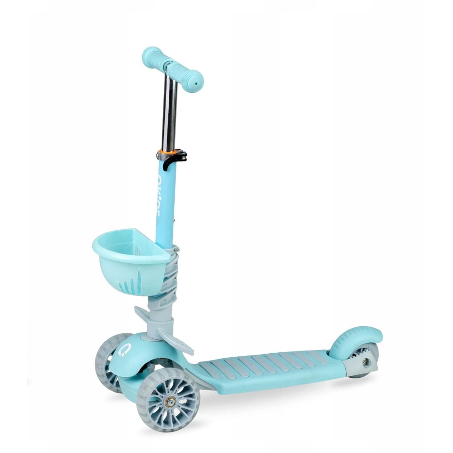 Trotineta 3 in 1, QKIDS, ILI Blue, cu 3 roti, Maner pentru parinte, Scaun reglabil pe 3 trepte, Frana flexbrake, - 5900495895233 fotografia produsului View 4 L