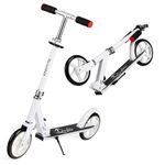 Trotineta freestyle, QKIDS, WEISS White, Ghidon reglabil pe 3 trepte, Amortizor Easy&amp;Up, Platforma anti- - 5900495862242 fotografia produsului