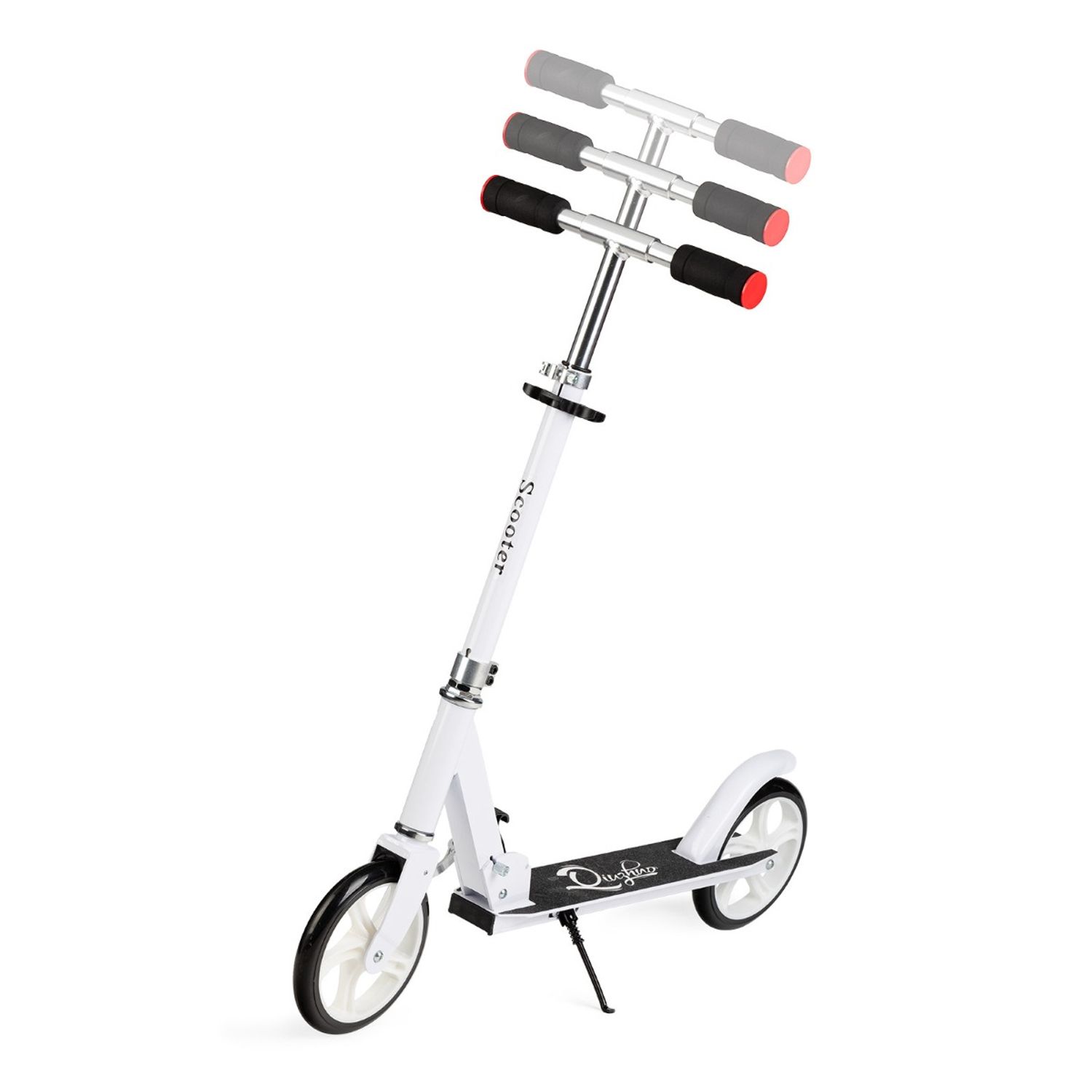 Trotineta freestyle, QKIDS, WEISS White, Ghidon reglabil pe 3 trepte, Amortizor Easy&amp;Up, Platforma anti- - 5900495862242 fotografia produsului View 6 L