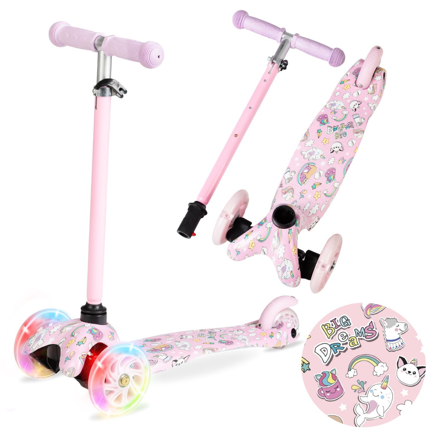 Trotineta de echilibru MoMi WEENDY Pink fotografia produsului View 2 L