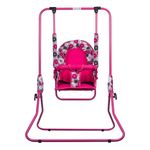 Leagan pentru copii, AppeKids, cu spatar reglabil, Pink Flowers fotografia produsului