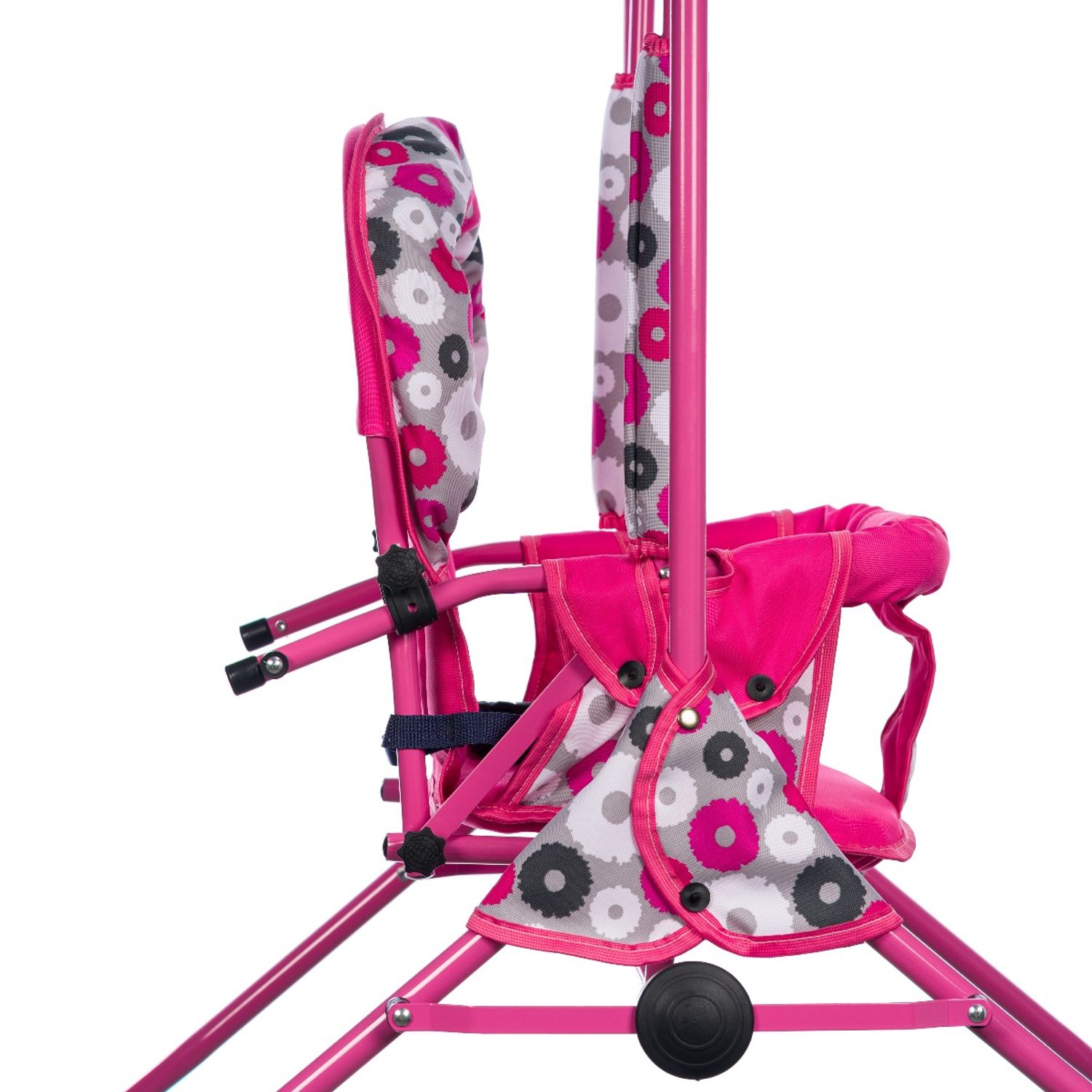 Leagan pentru copii, AppeKids, cu spatar reglabil, Pink Flowers fotografia produsului View 4 L