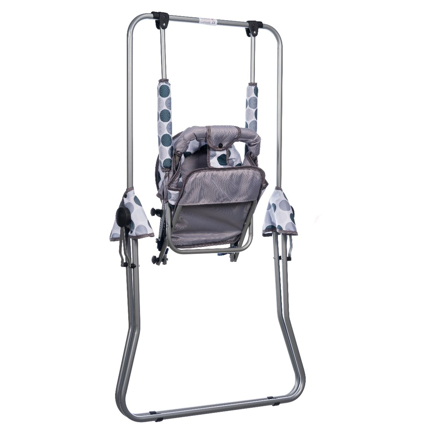 Leagan pentru copii, AppeKids, cu spatar reglabil, Grey Dots fotografia produsului View 6 L