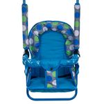 Leagan pentru copii, AppeKids, cu spatar reglabil si bara detasabila, Blue Dots fotografia produsului View 2 S