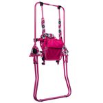 Leagan pentru copii, Top Kids, cu spatar reglabil si bara detasabila, Pink Flowers fotografia produsului View 4 S