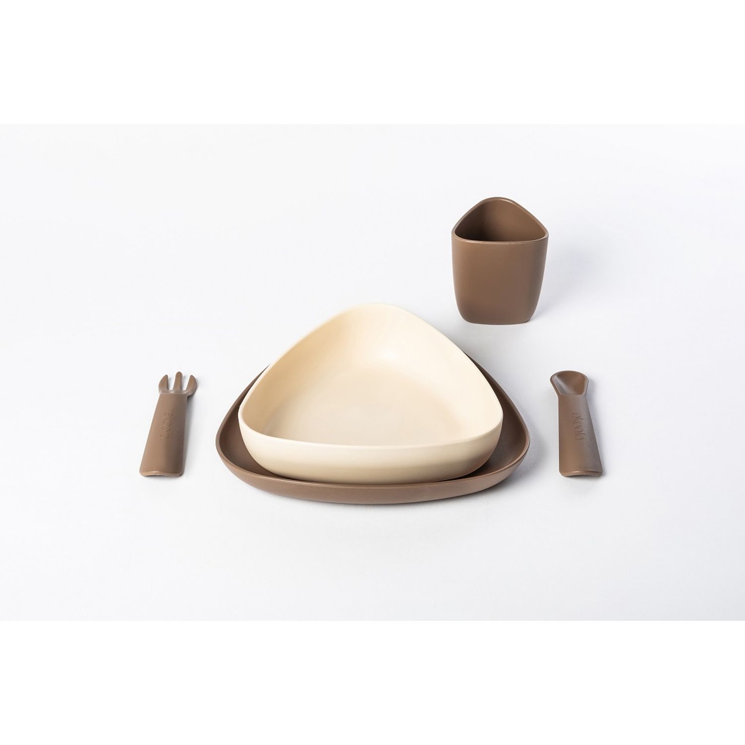 Set de masa Prima Pappa, eKoala, BIOplastic, Brown fotografia produsului View 3 L