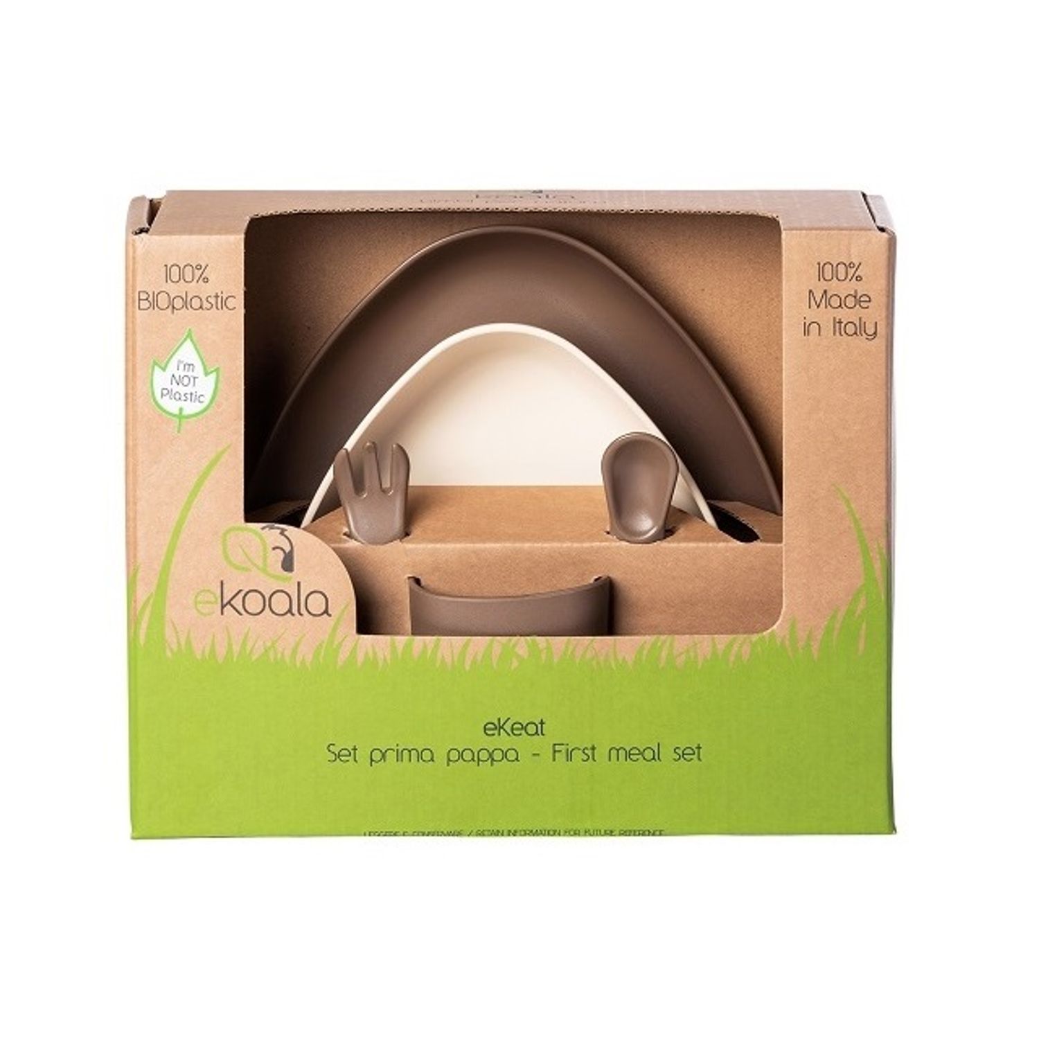 Set de masa Prima Pappa, eKoala, BIOplastic, Brown fotografia produsului
