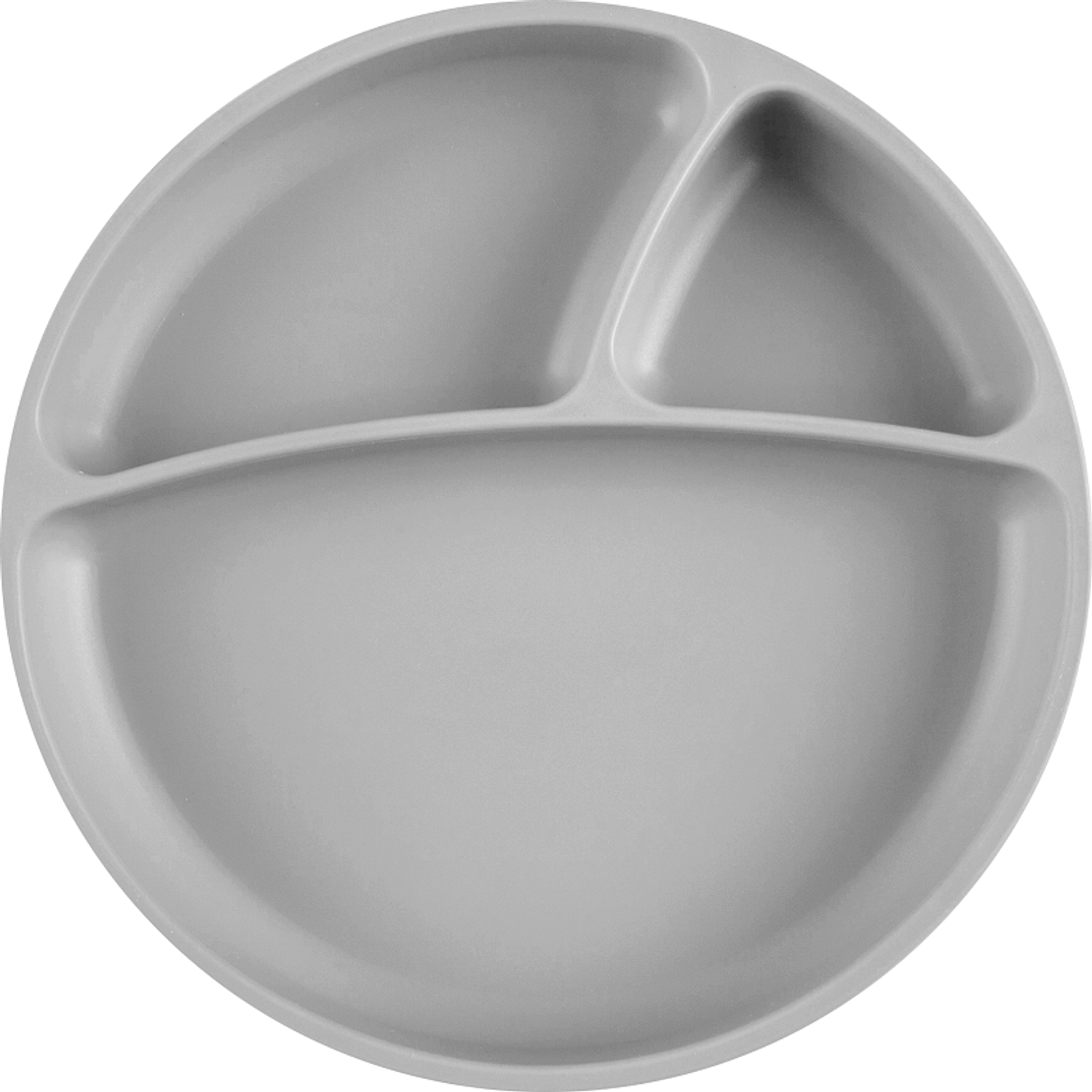 Set de hranire BWL II Minikoioi, 100% Premium Silicone &ndash; Powder Grey fotografia produsului View 3 L