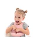 Baveta Flexi Bib Minikoioi, 100% Premium Silicone &ndash; Pinky Pink fotografia produsului View 5 S