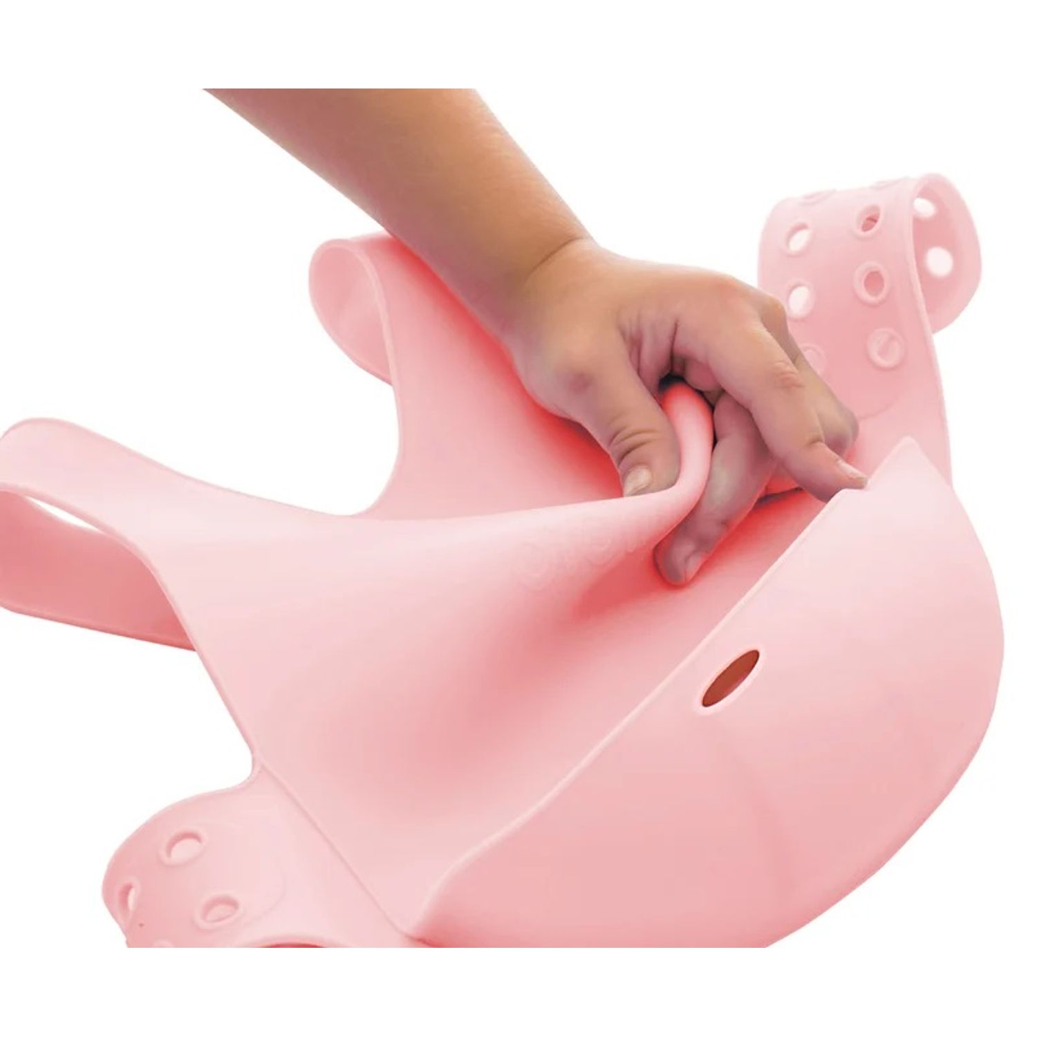 Baveta Flexi Bib Minikoioi, 100% Premium Silicone &ndash; Pinky Pink fotografia produsului View 3 L