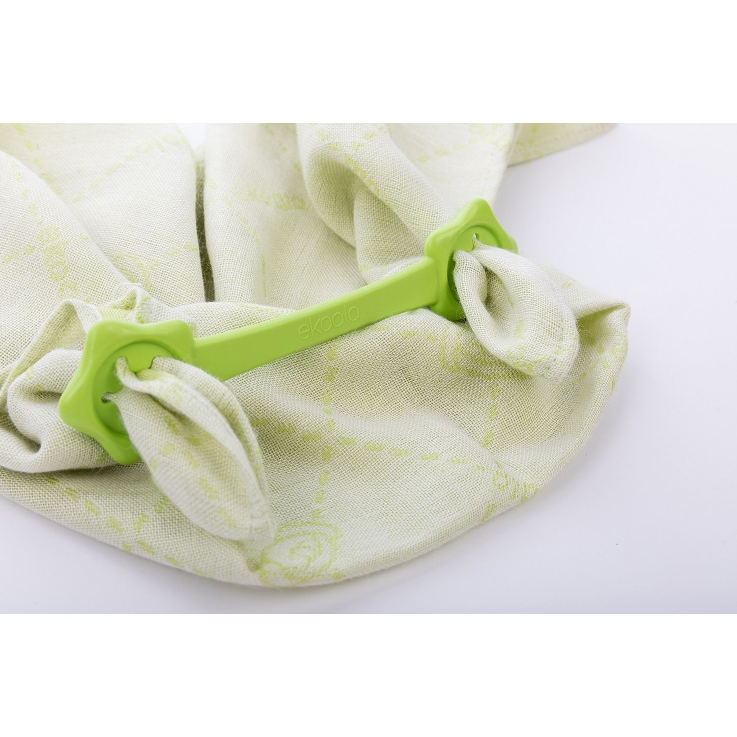 Set Swaddle si suport de prindere baveta, eKoala, Green fotografia produsului View 2 L