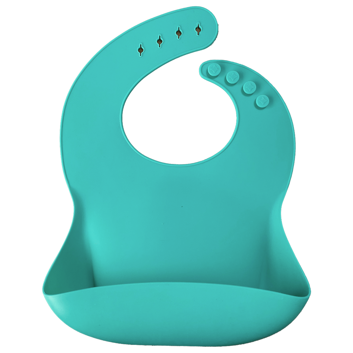 Baveta Basic Bib Minikoioi, 100% Premium Silicone  &ndash; Aqua Green fotografia produsului