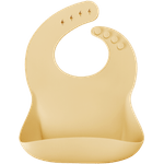 Baveta Basic Bib Minikoioi, 100% Premium Silicone – Mellow Yellow fotografia produsului