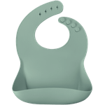 Baveta Basic Bib Minikoioi, 100% Premium Silicone – River Green fotografia produsului