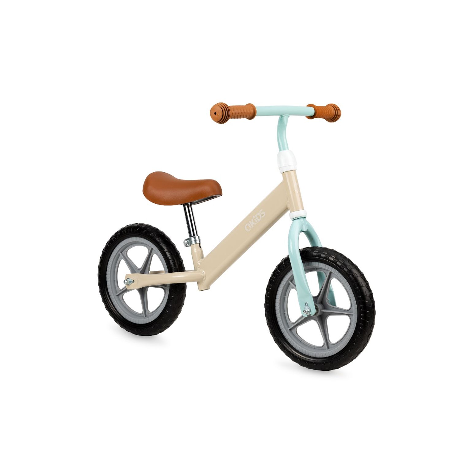 Bicicleta fara pedale Fleet, Qkids, Cappuccino fotografia produsului