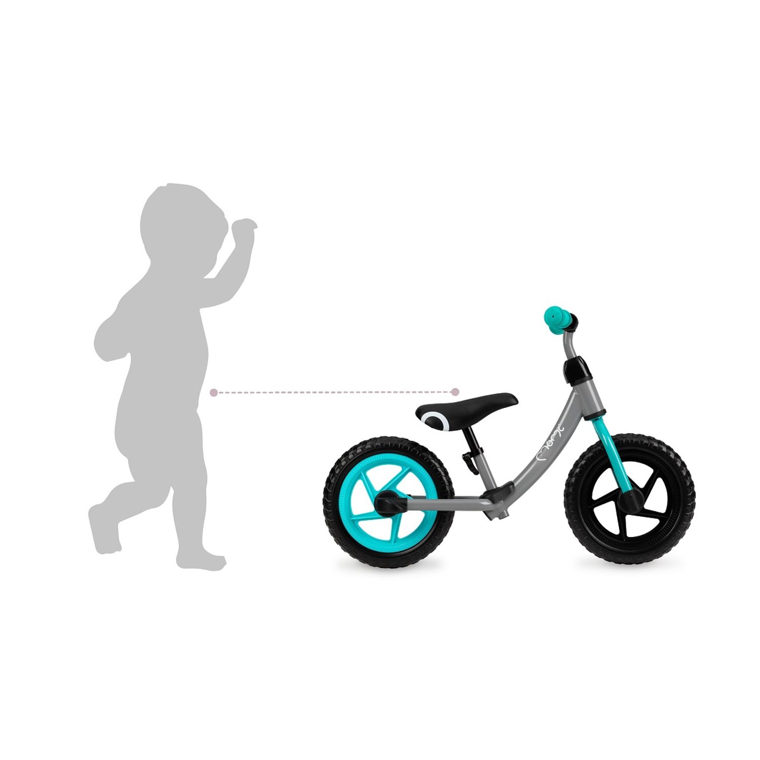 Bicicleta fara pedale Ross, Momi, Grey fotografia produsului View 5 L