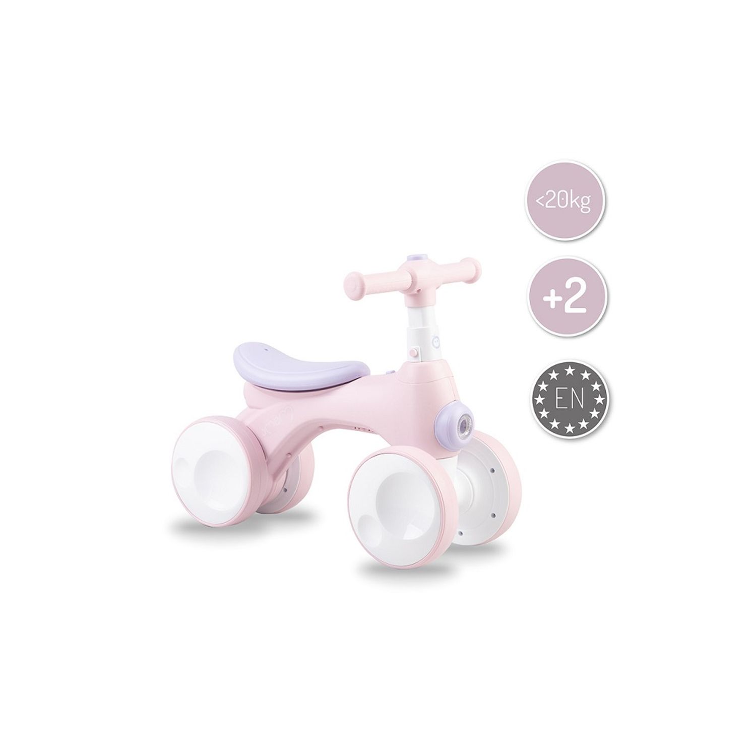 Bicicleta cu lumini, sunet si difuzor de balonase, Momi Tobis - Pink fotografia produsului View 6 L