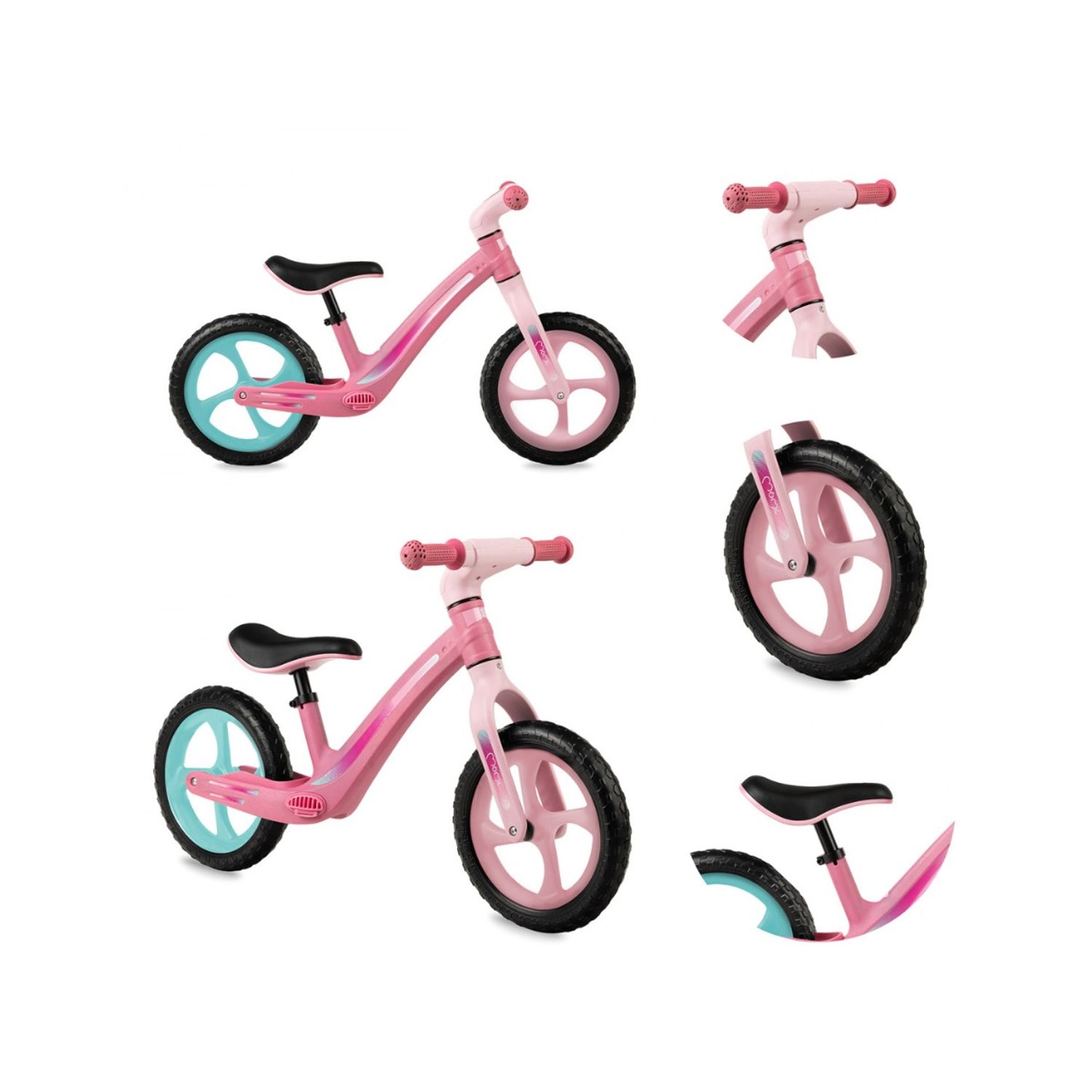 Bicicleta fara pedale, Momi Mizo - Pink fotografia produsului View 3 L