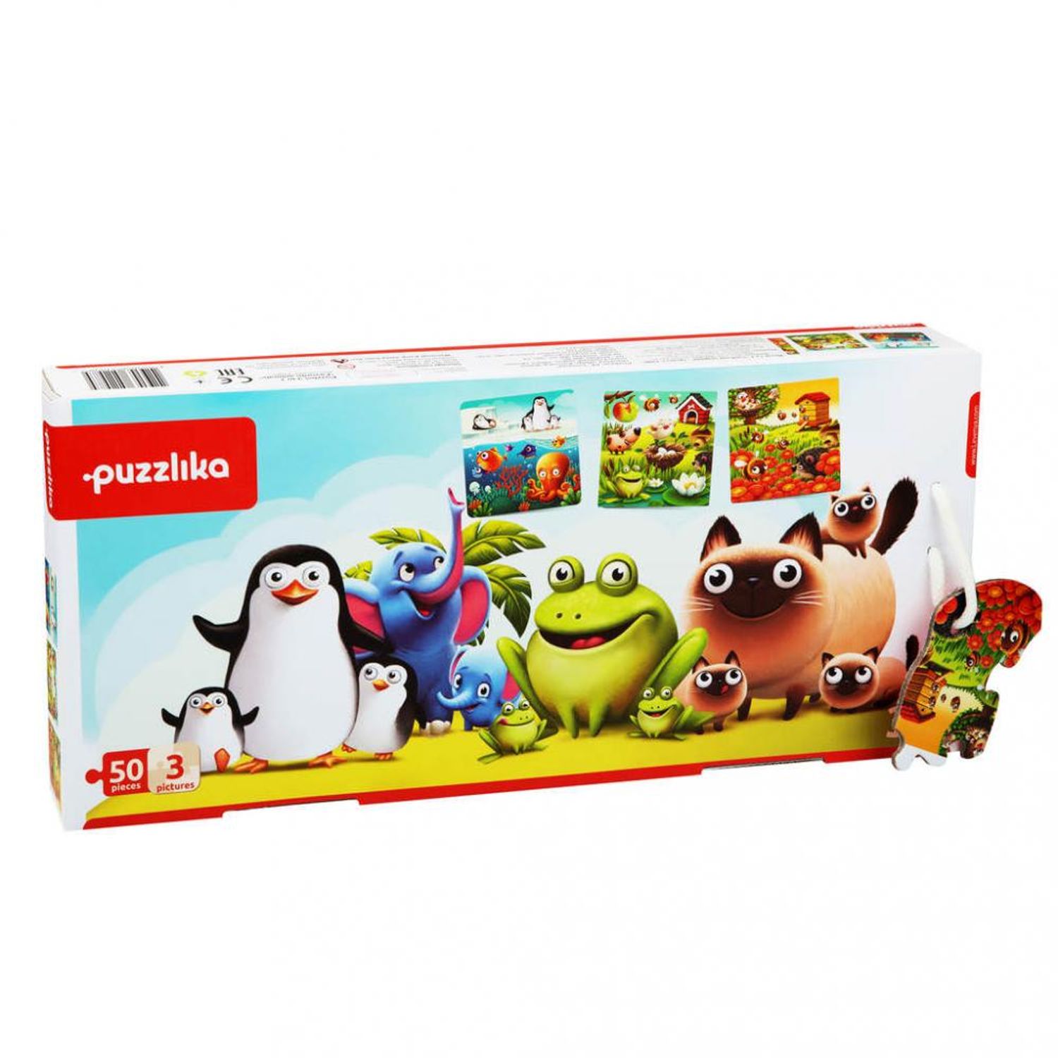 Puzzle 3 in 1 Cubika Animalutele Preferate fotografia produsului