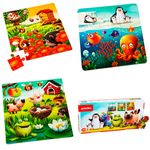 Puzzle 3 in 1 Cubika Animalutele Preferate fotografia produsului View 2 S