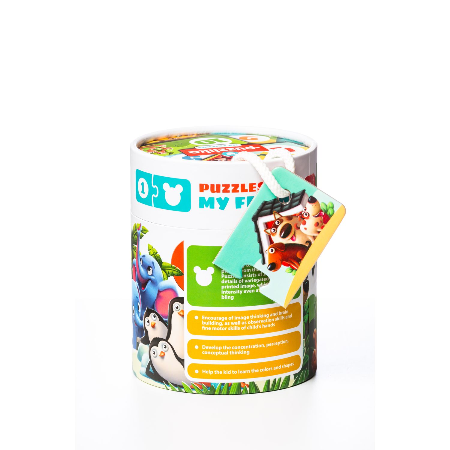 Puzzle, Cubika, Sa ne numaram prietenii fotografia produsului View 4 L