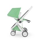 Carucior 2 In 1, Greentom, 100% Ecologic, White Mint fotografia produsului View 6 S