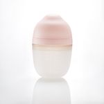Biberon Anticolici Mombella Breast-Like, 210ml, Tetina M flux mediu, 100% Silicon, Old Roze fotografia produsului View 5 S