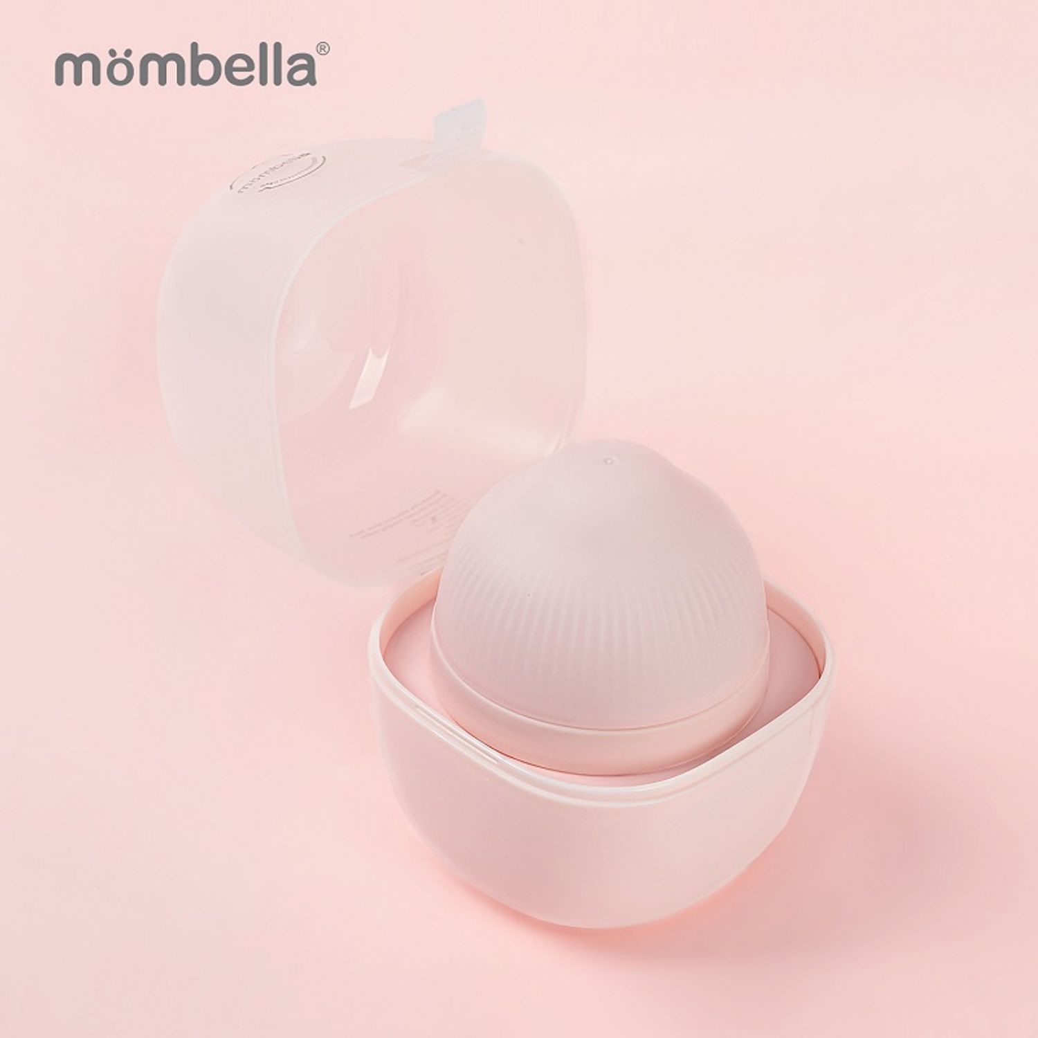 Biberon Anticolici Mombella Breast-Like, 210ml, Tetina M flux mediu, 100% Silicon, Old Roze fotografia produsului View 3 L