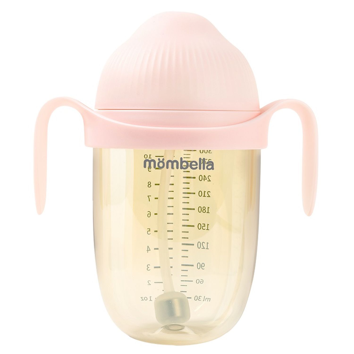 Biberon Anticolici Mombella Breast-Like, 300ml, Tetina 360&Atilde;&sbquo;&Acirc;&deg; XL Flux Consistent, PPSU, Old Roze fotografia produsului View 2 L