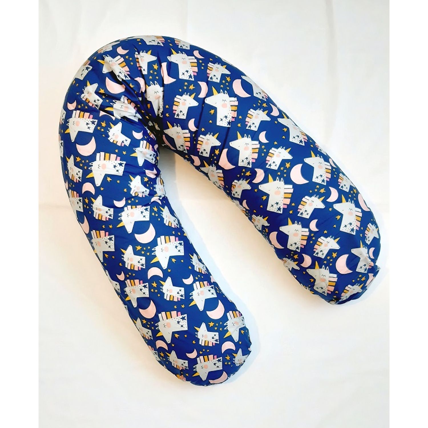 Perna pentru gravida, Fibre din silicon, 180 cm, Eko - Navy fotografia produsului View 6 L