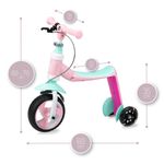 Trotineta transformabila 2 in 1 MoMi ELIOS Pink fotografia produsului View 3 S