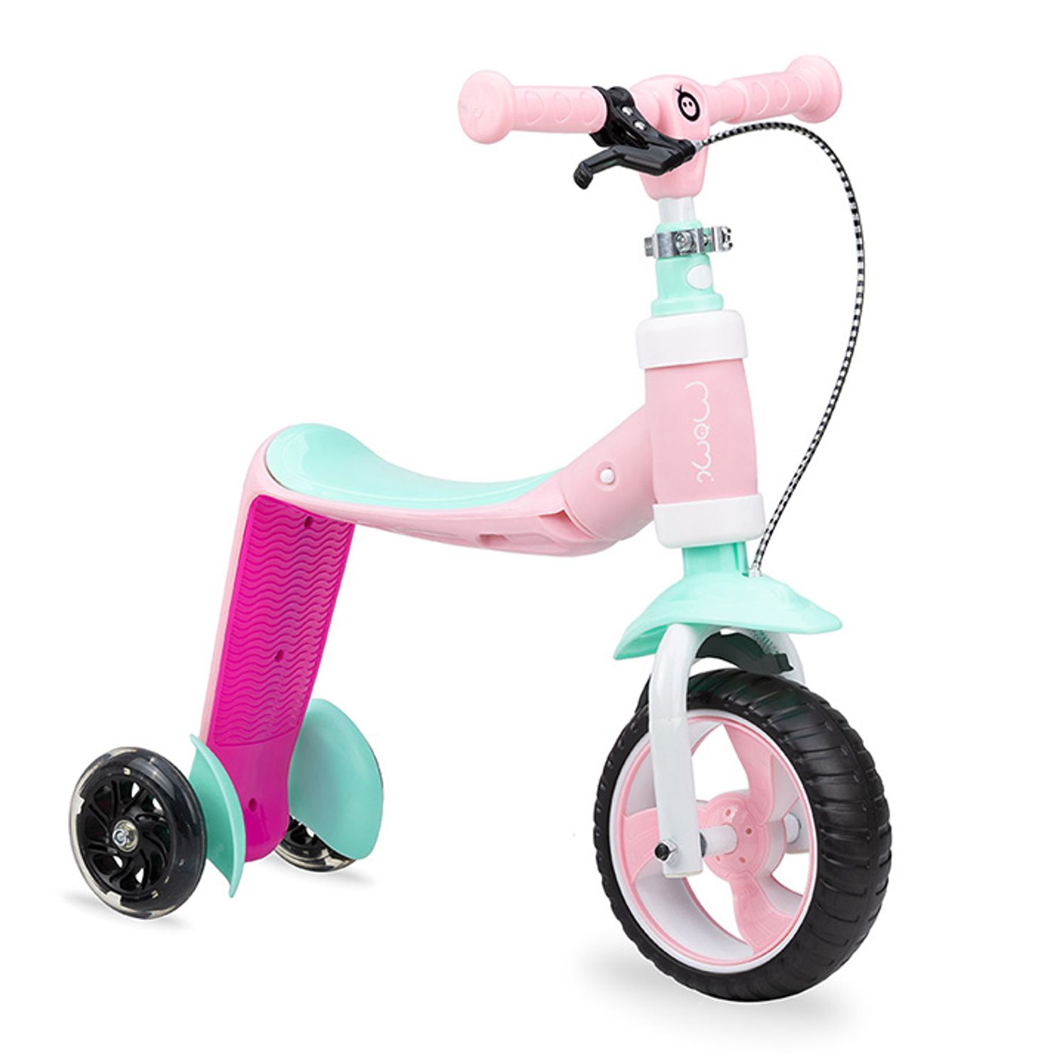 Trotineta transformabila 2 in 1 MoMi ELIOS Pink fotografia produsului View 2 L