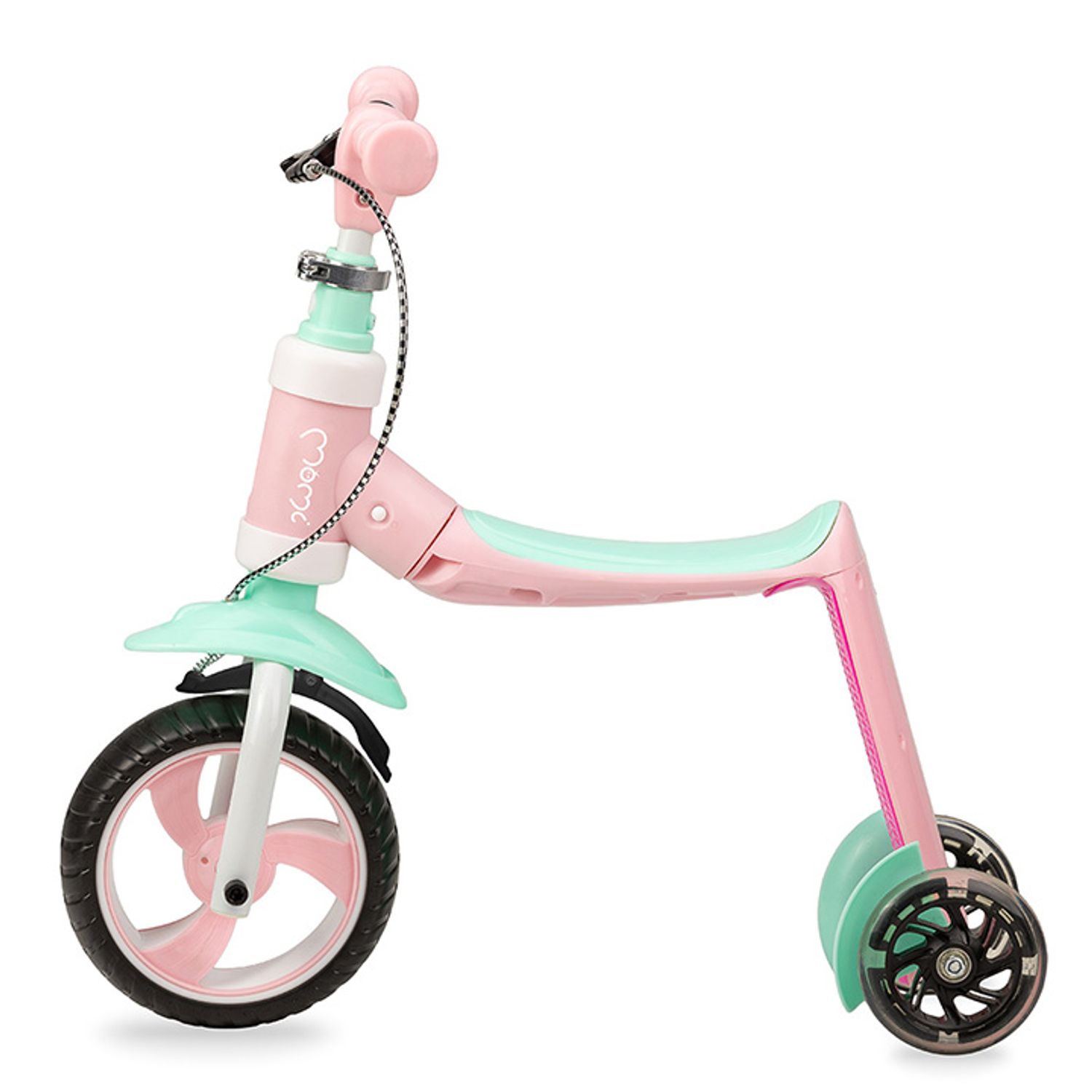 Trotineta transformabila 2 in 1 MoMi ELIOS Pink fotografia produsului View 4 L