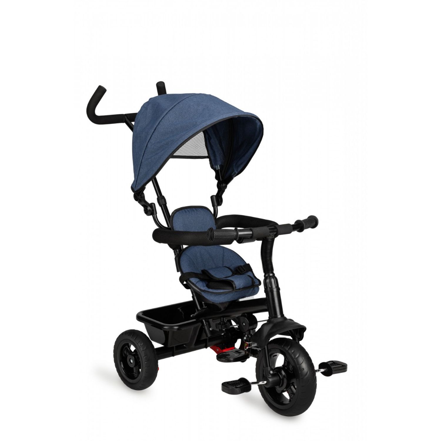 Tricicleta MoMi, MILA 5 in 1, Navy Blue fotografia produsului