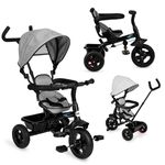 Tricicleta Momi, MILA 5 in 1, Grey fotografia produsului View 6 S